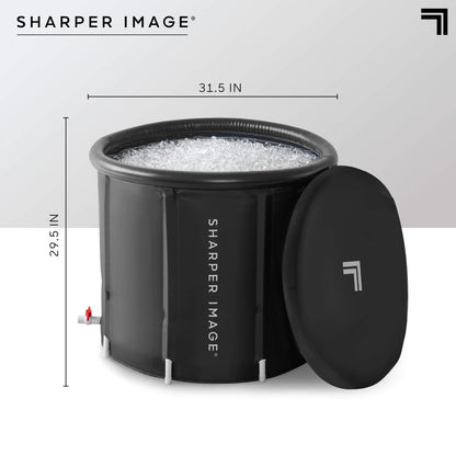 Ice bath dimensions 31.5 inches by 29.5 inches