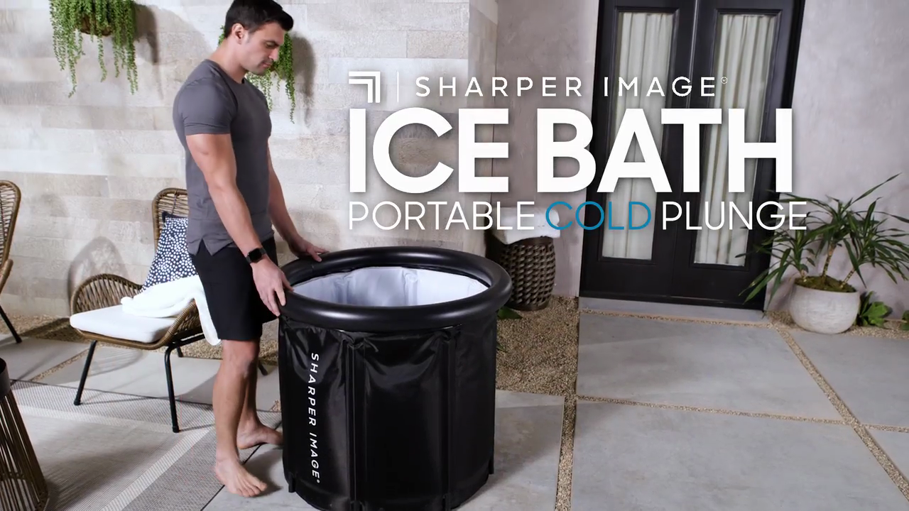 Ice Bath Portable Cold Plunge demonstration with features