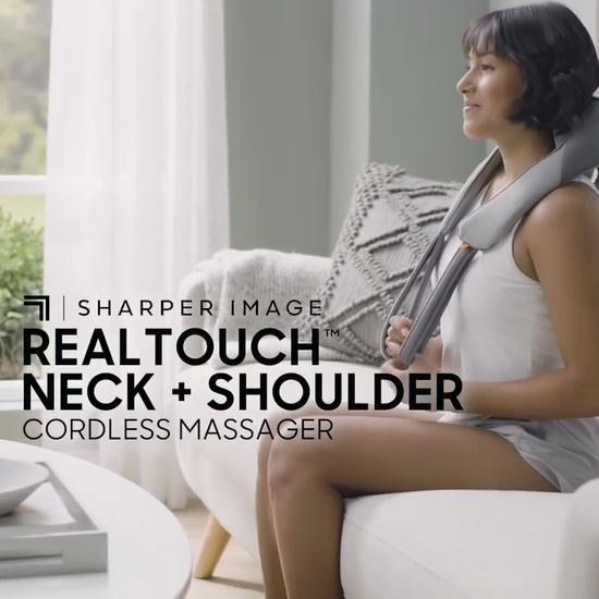 Realtouch® Neck + Shoulder Cordless Deep Tissue Massager product demonstration